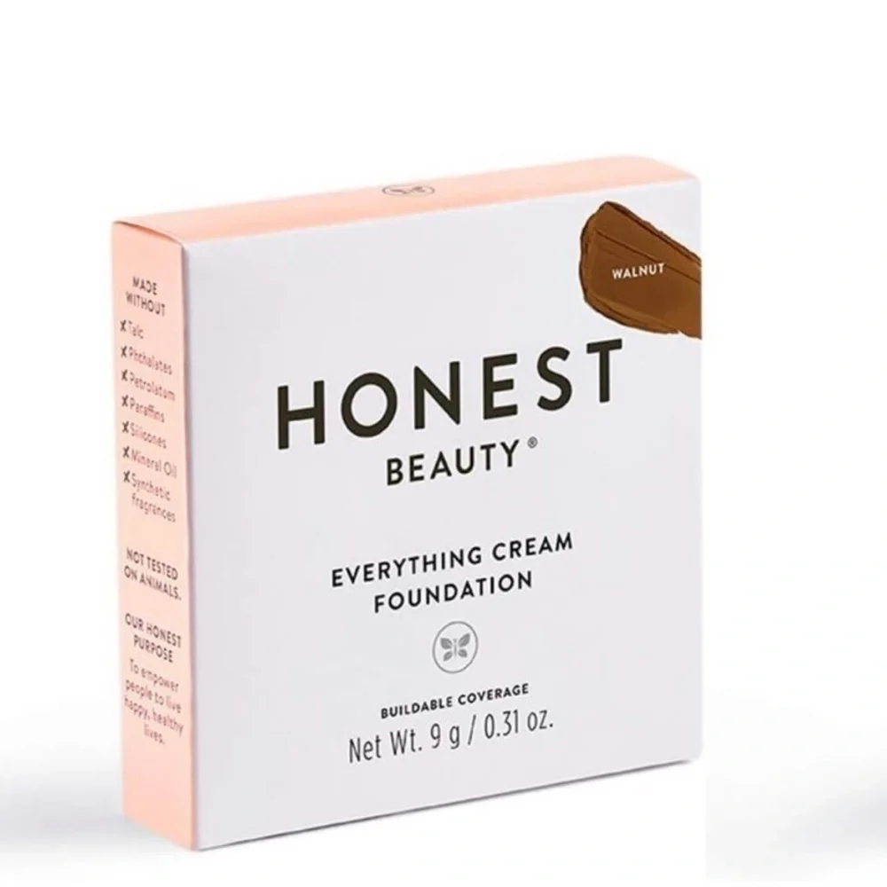 NEW Honest Beauty Everything Cream Foundation‎ - Walnut
